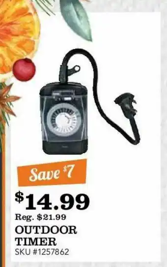McLendon Outdoor Timer offer
