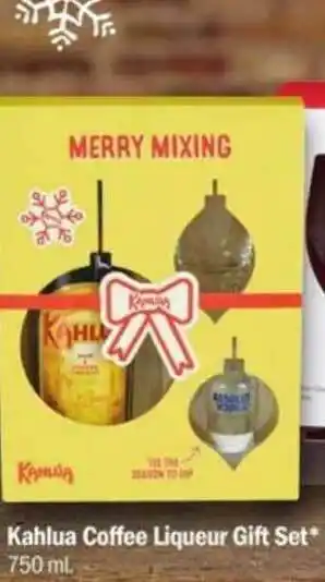 Meijer Kahlua Coffee Liqueur Gift Set offer