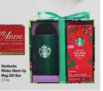 Meijer Starbucks Winter Warm Up Mug Gift Box offer
