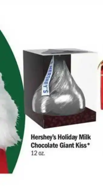 Meijer Hershey's Holiday Milk Chocolate Giant Kiss offer