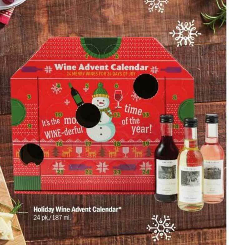 Holiday Wine Advent Calendar offer at Meijer