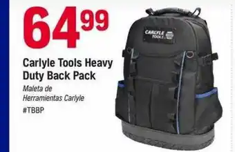 Napa Carlyle Tools Heavy Duty Back Pack offer