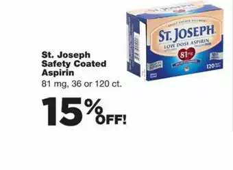 St. Joseph Safety Coated Aspirin