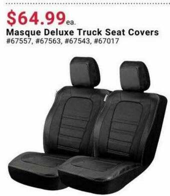 Pep Boys Masque Deluxe Truck Seat Covers offer
