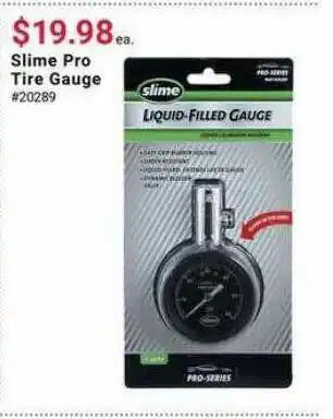 Pep Boys Slime Pro Tire Gauge offer