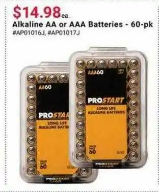 Pep Boys Alkaline Aa Or Aaa Batteries offer