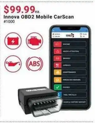 Pep Boys Innova Obd2 Mobile Carscan offer