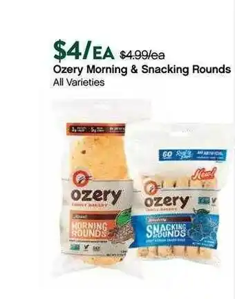Plum Market Ozery Morning & Snacking Rounds offer