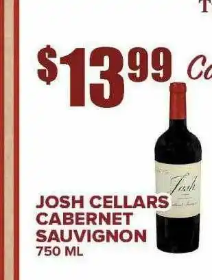 Price Cutter Josh Cellars Cabernet Sauvignon 750 ML offer