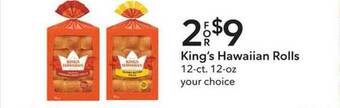 Publix King's Hawaiian Rolls offer
