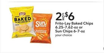 Publix Frito-lay Baked Chips Or Sun Chips offer