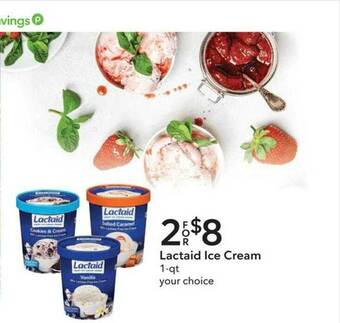 Publix Lactaid Ice Cream offer