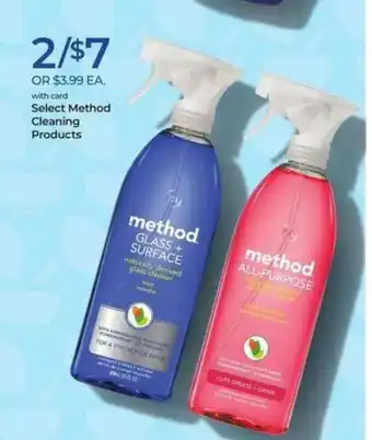 Rite Aid Select Method Cleaning Products offer