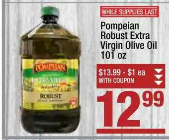 Super King Markets Pompeian Robust Extra Virgin Olive Oil offer