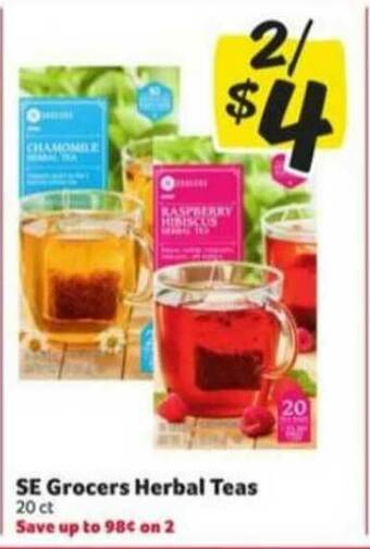 Winn Dixie Se Grocers Herbal Teas offer