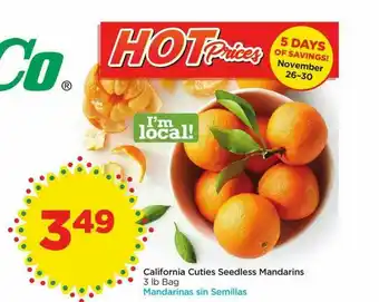 Foods Co California Cuties Seedless Mandarins offer