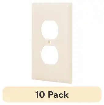 Walmart HyperTough Oversized Duplex Receptacle Wallplate, Light Almond, 53147 offer