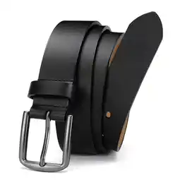 Walmart YOETEY Mens Belt Leather Belt for Jeans, Casual and Dress, Classic Style 1 3/8(35mm) offer