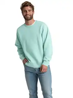 Walmart Fruit of the Loom Men's Ultra-Soft Garment Dyed Crew Sweatshirt, Sizes S - 2XL offer