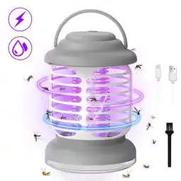 Walmart GPEH Indoor & Outdoor Mosquito Lamp USB Rechargeable with LED Light offer