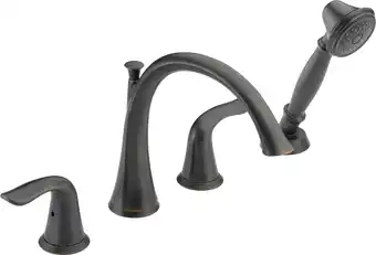 Walmart Delta Lahara Roman Tub Filler with Hand Shower, Available in Various Colors offer