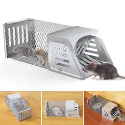 Walmart JLLOM Humane Mouse Trap, Automatic Continuous Rat Traps Cage Mice Catcher for Indoor and Outdoor offer