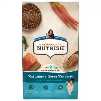 Walmart Rachael Ray Nutrish Real Salmon & Brown Rice Recipe Dry Cat Food, 14 lb. Bag offer