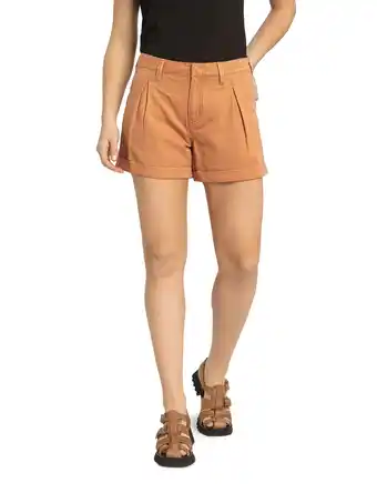 Walmart Jordache Women's High Rise Pleated Rolled Cuff Short offer