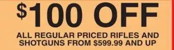 Dunham's Sports RIFLES AND SHOTGUNS offer