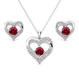 Walmart Cate & Chloe Forever January Birthstone 18k White Gold Women's Jewelry Set with Swarovski Crystals offer