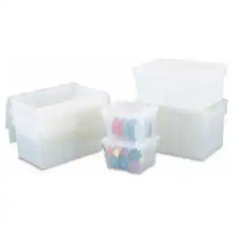 Walmart ORBIS Flipak Attached Lid Container 15-3/16L x 10-7/8W x 9-11/16H Clear offer