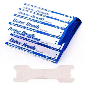 Walmart 500BigSizeStripsNasalStrips(Large66x19mm)BetterBreath/ReduceSnoringRightNow offer