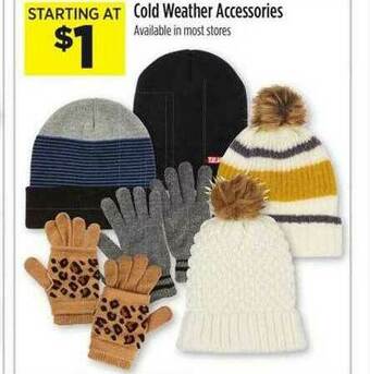 Dollar General Cold Weather Accessories offer