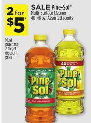 Dollar General Pine-sol Multi-surface Cleaner offer