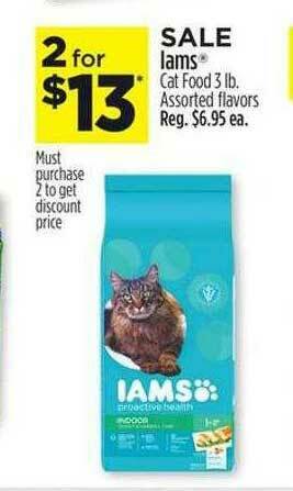 Dollar General Iams Cat Food offer