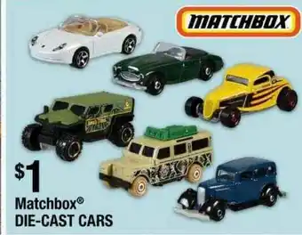Dollar Tree Matchbox Die-cast Cars offer