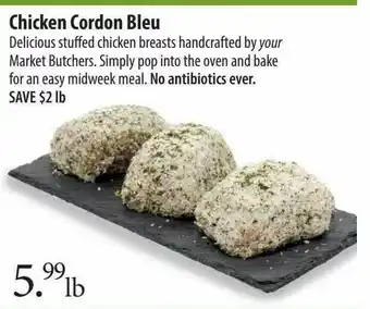 Market of Choice Chicken Cordon Bleu offer