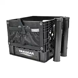 Walmart YakGear Angler Crate Black Plastic Angler Crate offer