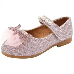 Walmart Awdenio Dress Up Shoes Princess Sandals Big Children's And Girls' Bow Tie Ladle Shoes offer