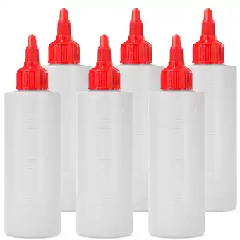 Walmart Homestead Choice 6-Pack Plastic 16 Oz Condiment Dispensers - Made in USA, BPA Free offer
