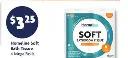 Family Dollar Homeline Soft Bath Tissue offer