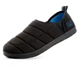 Walmart Homeier Ralph Men's Cozy Outdoor Indoor Slippers Dual-Tone Memory Foam Slip-Ons Loafers House Shoes offer