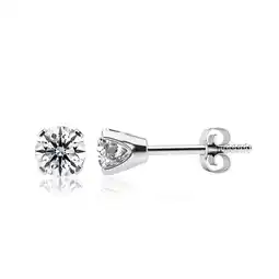 Walmart SuperJeweler 1 Carat Lab Grown Diamond Stud Earrings In 14K White Gold For Women offer