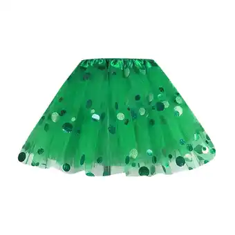 Walmart Skirts Girls Layer Sequin Ballet Multilayer Heart Tutu Pleated Mini Cute Clothes offer
