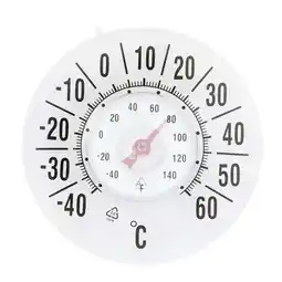 Walmart Necvior High Accuracy Window Temperature Indoor/Outdoor Round Temp Suction Type for Home offer