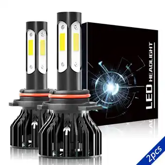 Walmart 9012 LED Headlight Bulb for Dodge Dart 2013 2014 2015 High Low Beam White 6000K 2pcs offer