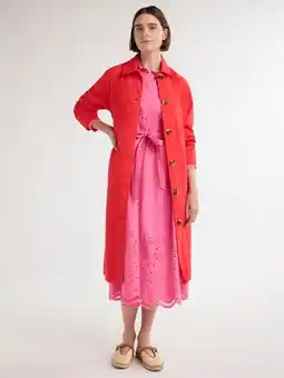 Walmart Free Assembly Women’s and Women's Plus Cotton Trench Coat, Sizes XS-4X offer