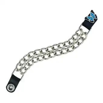 Walmart Daniel Smart Motorcycle Vest Extender Double Chain with Unique Designs with Leather Snap Buttons offer