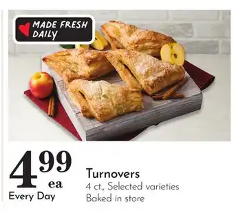 Pavilions Turnovers offer