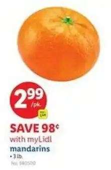 Lidl Mandarins offer